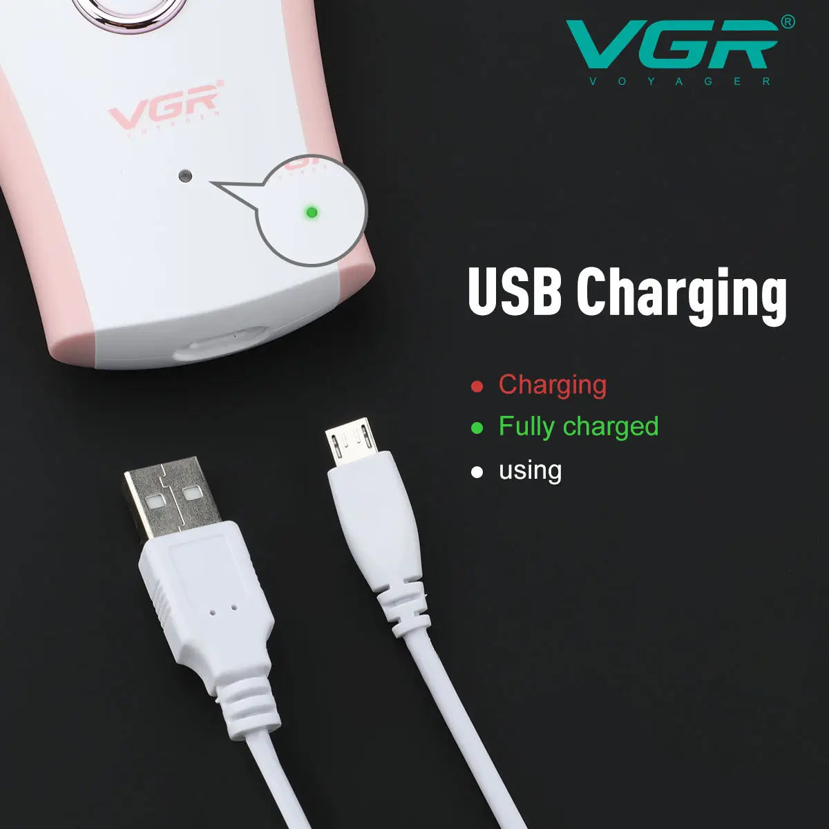 VGR 705 Depiladora eléctrica